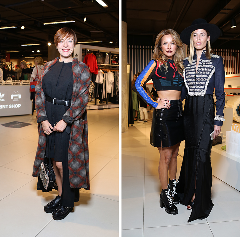 Гости Fashion's Night Out: Тутта Ларсен. Виктория Шелягова и Ксения Якубовская