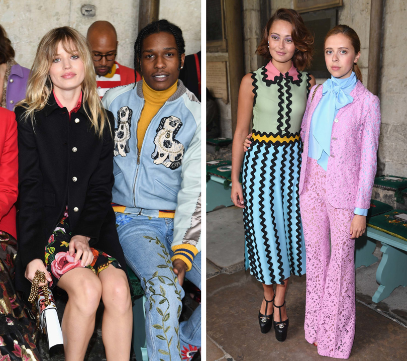 Style Notes: показ Gucci Cruise 2017 в Вестминстерском аббатстве. Джорджия Мэй Джаггер, Элла Пернелл и Бел Паули