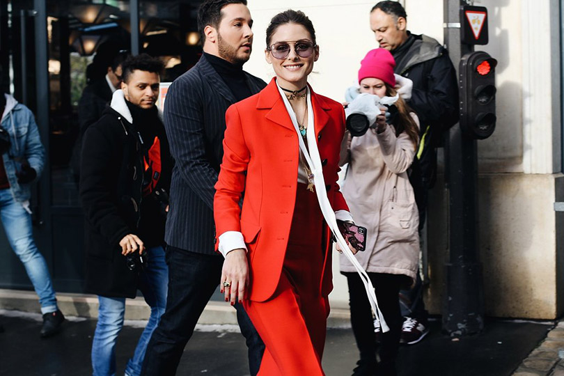 Street Style: лучшие образы уличной моды с Paris Couture осень-зима — 2018. Оливия Палермо