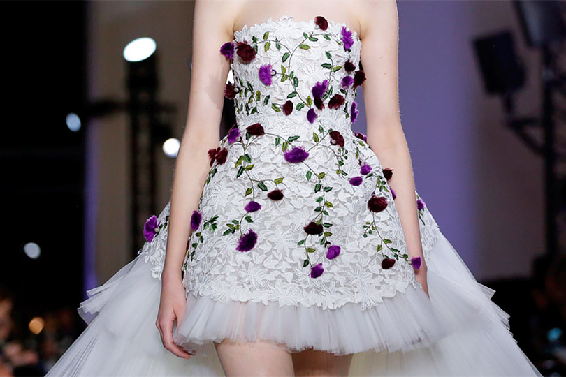 Цветочная симфония коллекции Giambattista Valli Couture