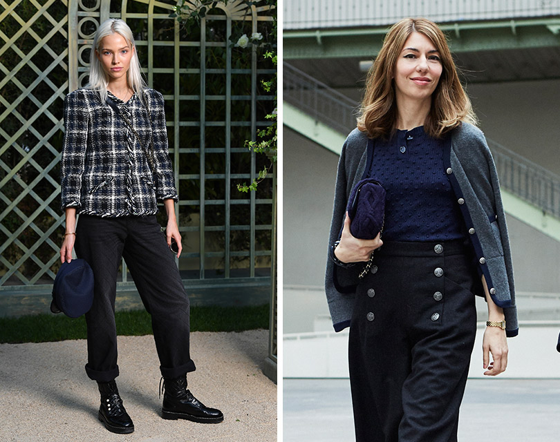 Гости кутюрного показа Chanel в Grand Palais. Саша Лусс. София Коппола