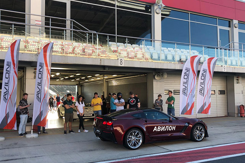 Рекорды Chevrolet Corvette в рамках Moscow Raceway