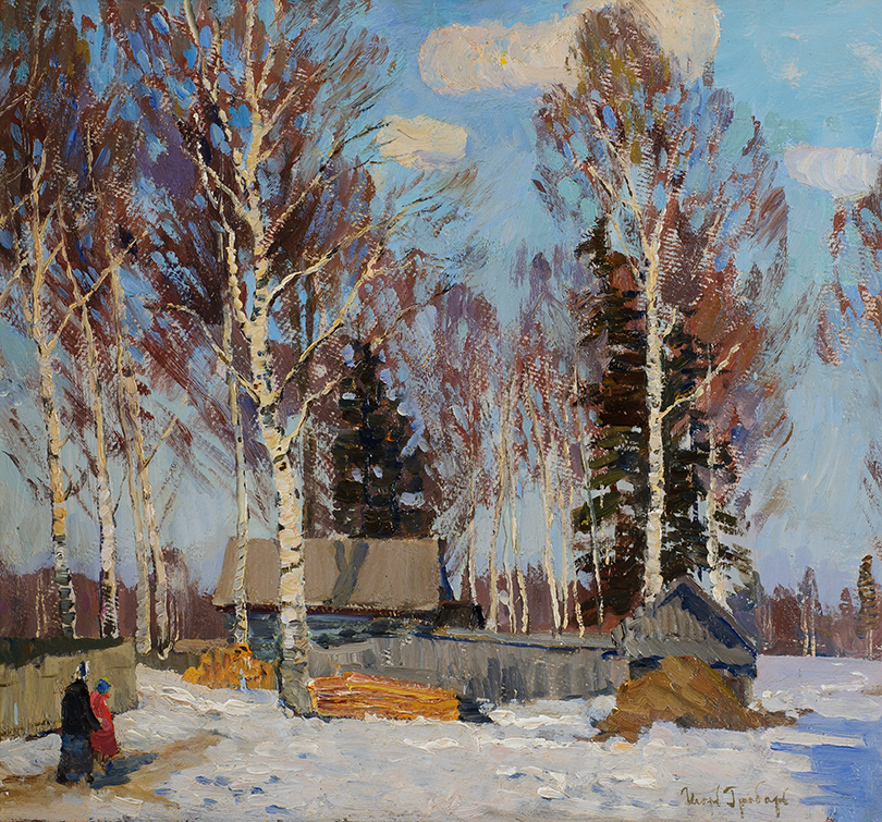 Игорь Грабарь. «Зимний пейзаж» (1940-1950-е гг.)