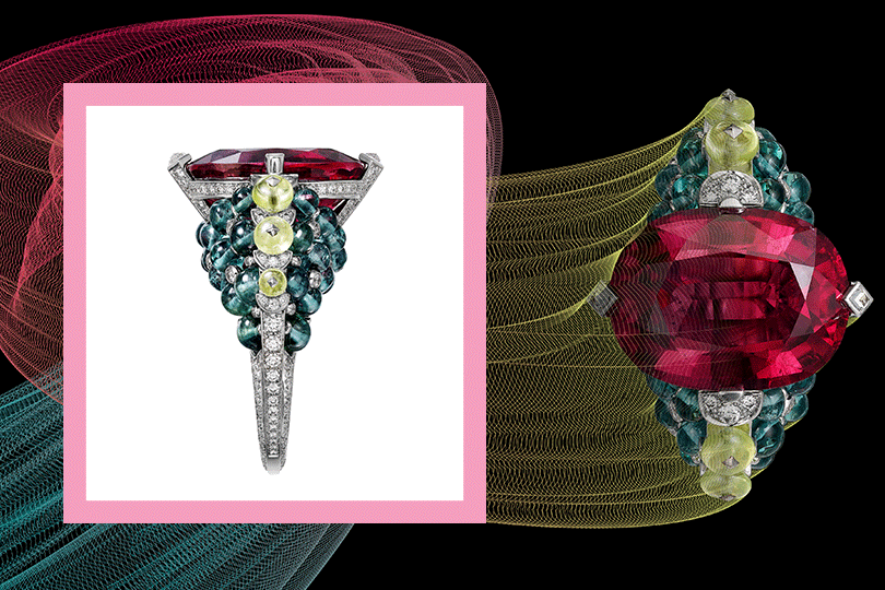 Африканские танцы и японская сакура в коллекции Cartier Coloratura