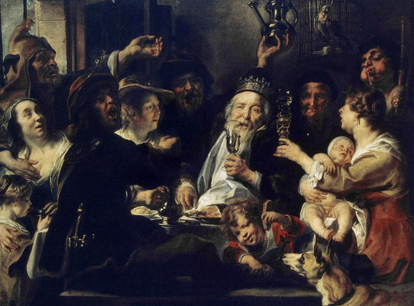 Якоб Йорданс. Бобовый король. 1637-1638
