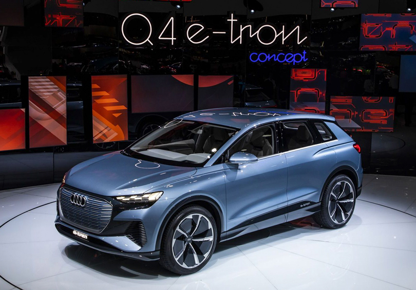 Cars with Jan Coomans. Geneva International Motor Show 2019. Audi Q4 e-tron