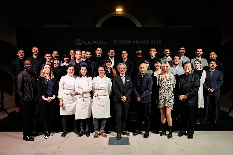 Участники церемонии награждения Lexus Design Award 2018