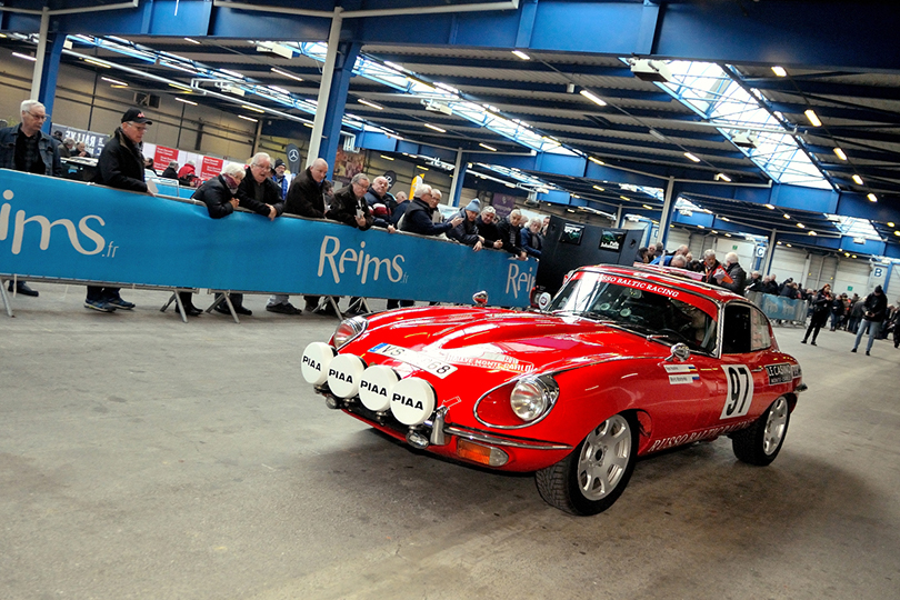 Jaguar E-Type 1968 года на ралли Монте-Карло