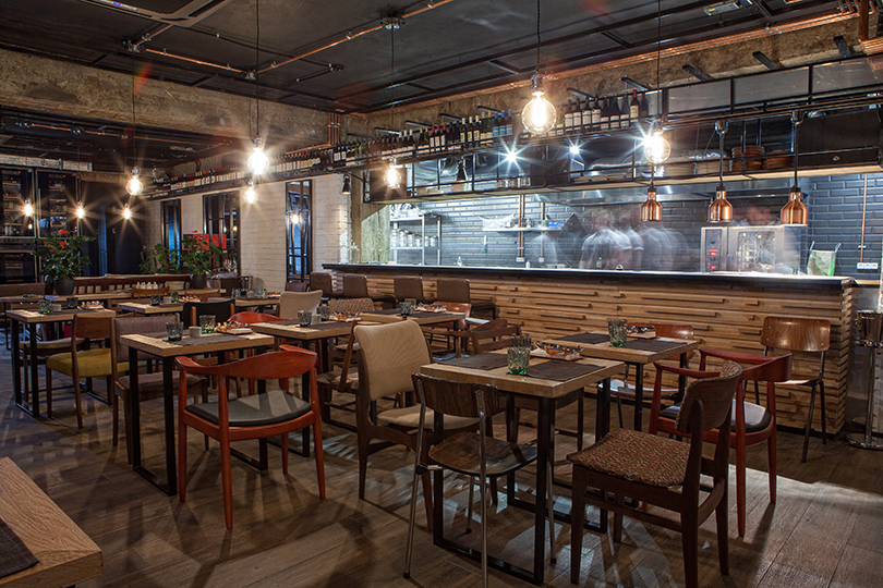 Интерьер Touche’ wine bar & kitchen