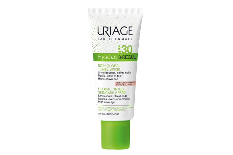 Uriage 
Универсальный уход с тонирующим эффектом SPF 30 Hyseac