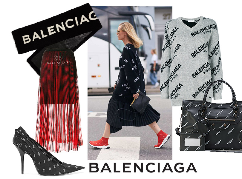 Как это носить: возвращение логомании. Balenciaga