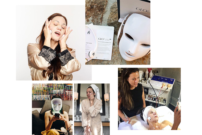 Фирменный уход Джорджии Луиз: GLo Facial помогает сделать кожу упругой и подтянутой и объединяет в себе неинвазивные методы: микротоки и светодиоды, скульптурирующий массаж и кислородную терапию