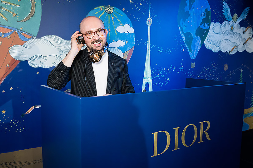 Светская Москва на открытии трех корнеров Dior в ЦУМе. Виталий Козак