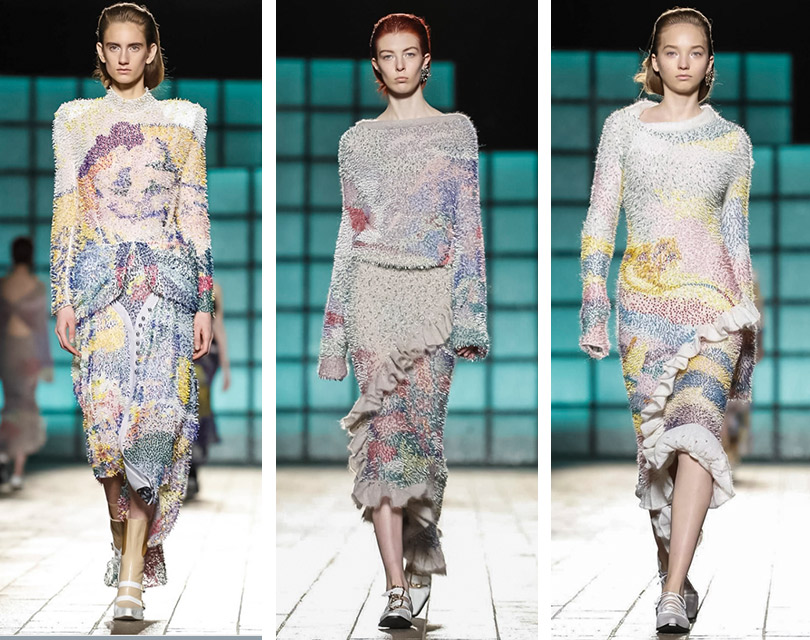 Художественная эклектика Mary Katrantzou на Неделе моды в Лондоне