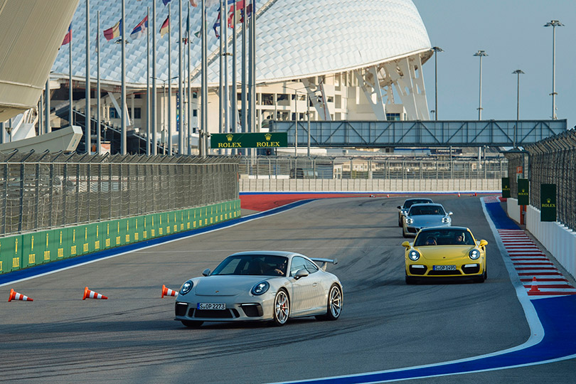 Cars with Jan Coomans. Porsche World Roadshow at Sochi Autodrome: speed dating