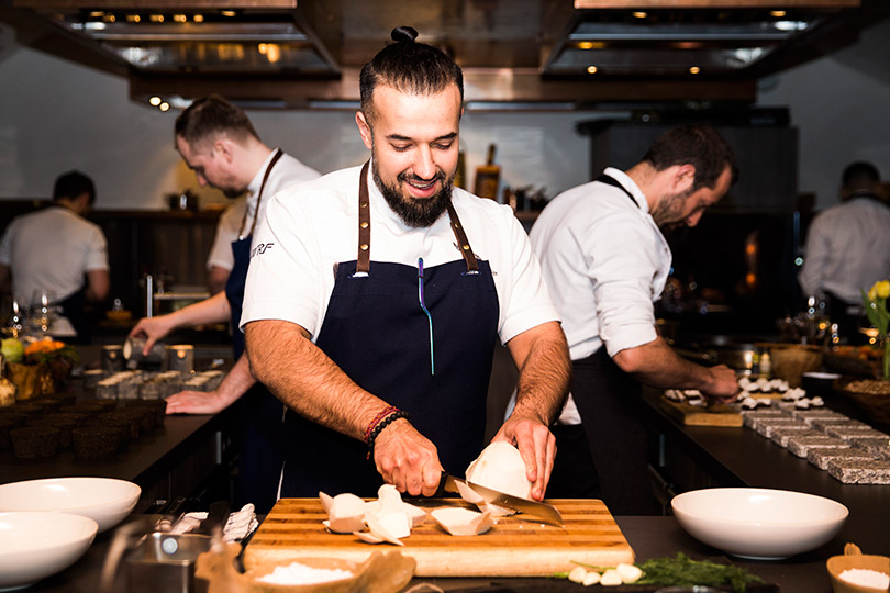 Торжественный ужин SHA в Chef’s Table by Grand Cuisine в честь десятилетия бренда. Владимир Мухин