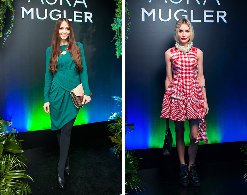 Запуск новой женской линии Aura парфюмерного дома Mugler. Даша Гаузер. Анна Худоян