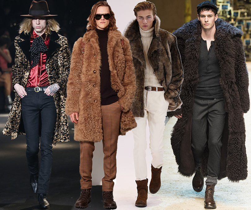 Men in Style: утепляемся со вкусом. Какую верхнюю одежду носить в ноябре? Saint Laurent, Ralph Lauren, Michael Kors Collection, Dolce & Gabbana, осень-зима 2016/17